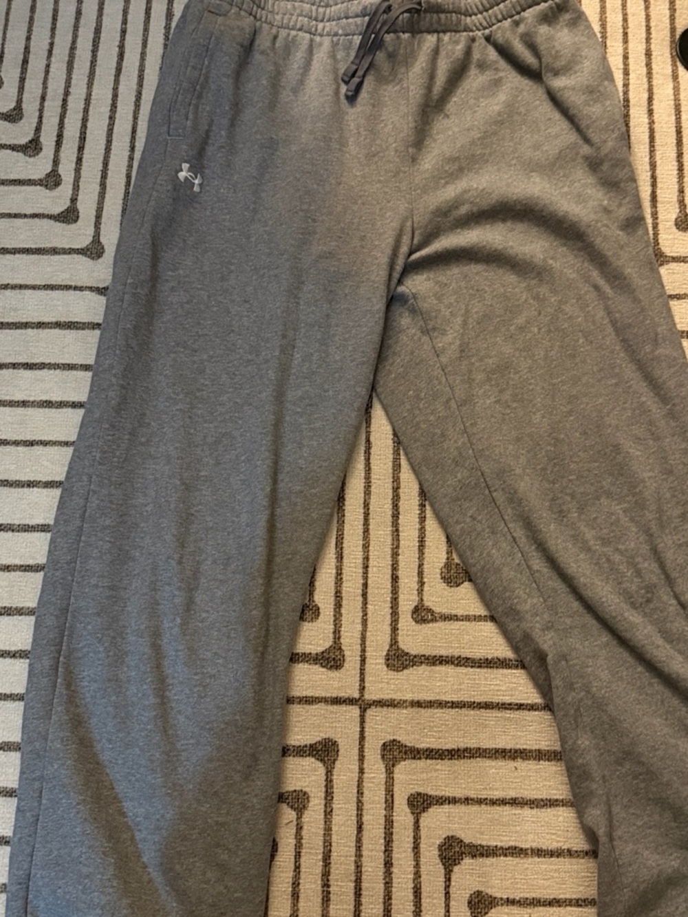 Under Armour Women’s Gray Heather Sweatpants with Logo